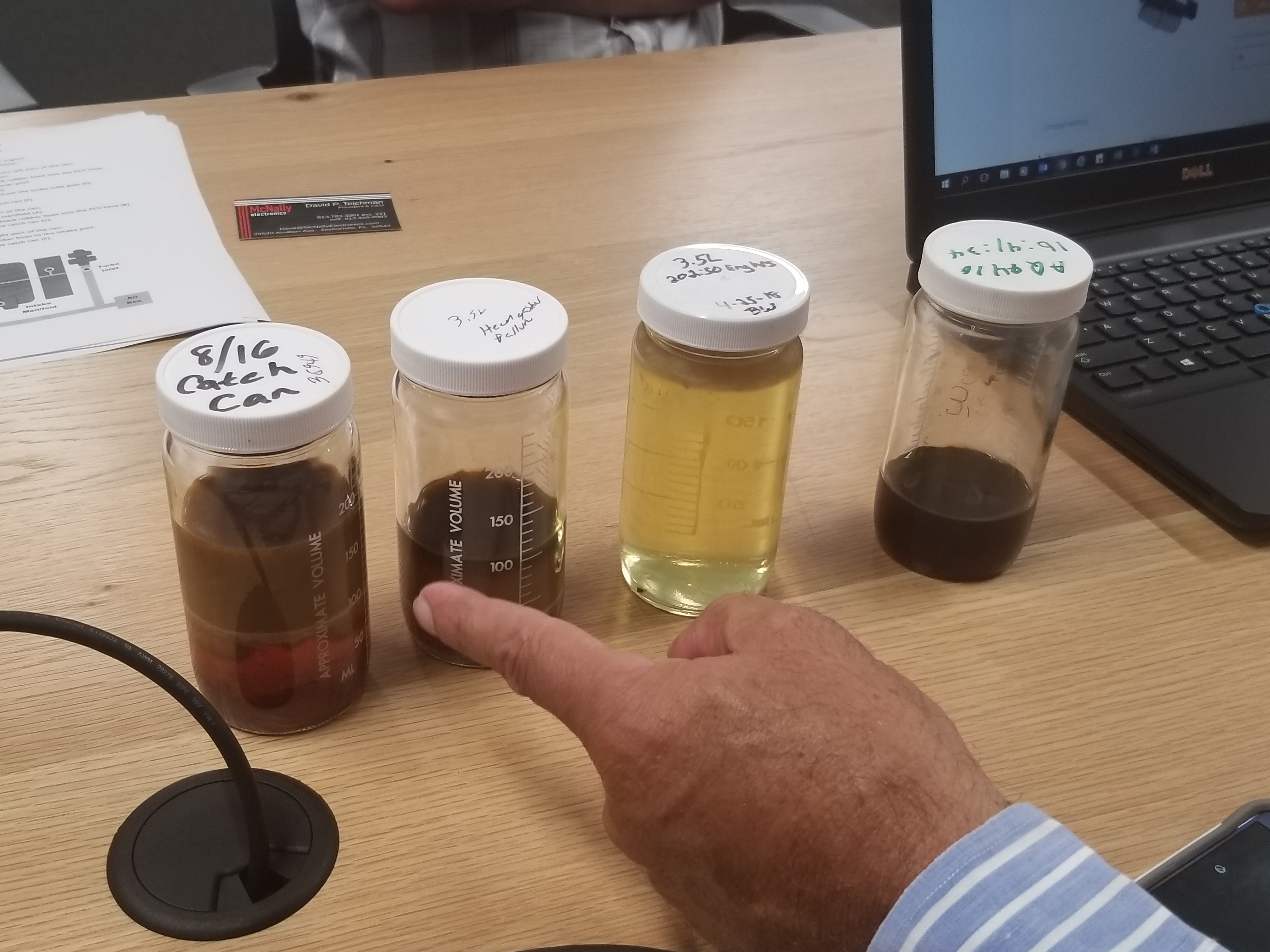 Results from Testing Auto Products